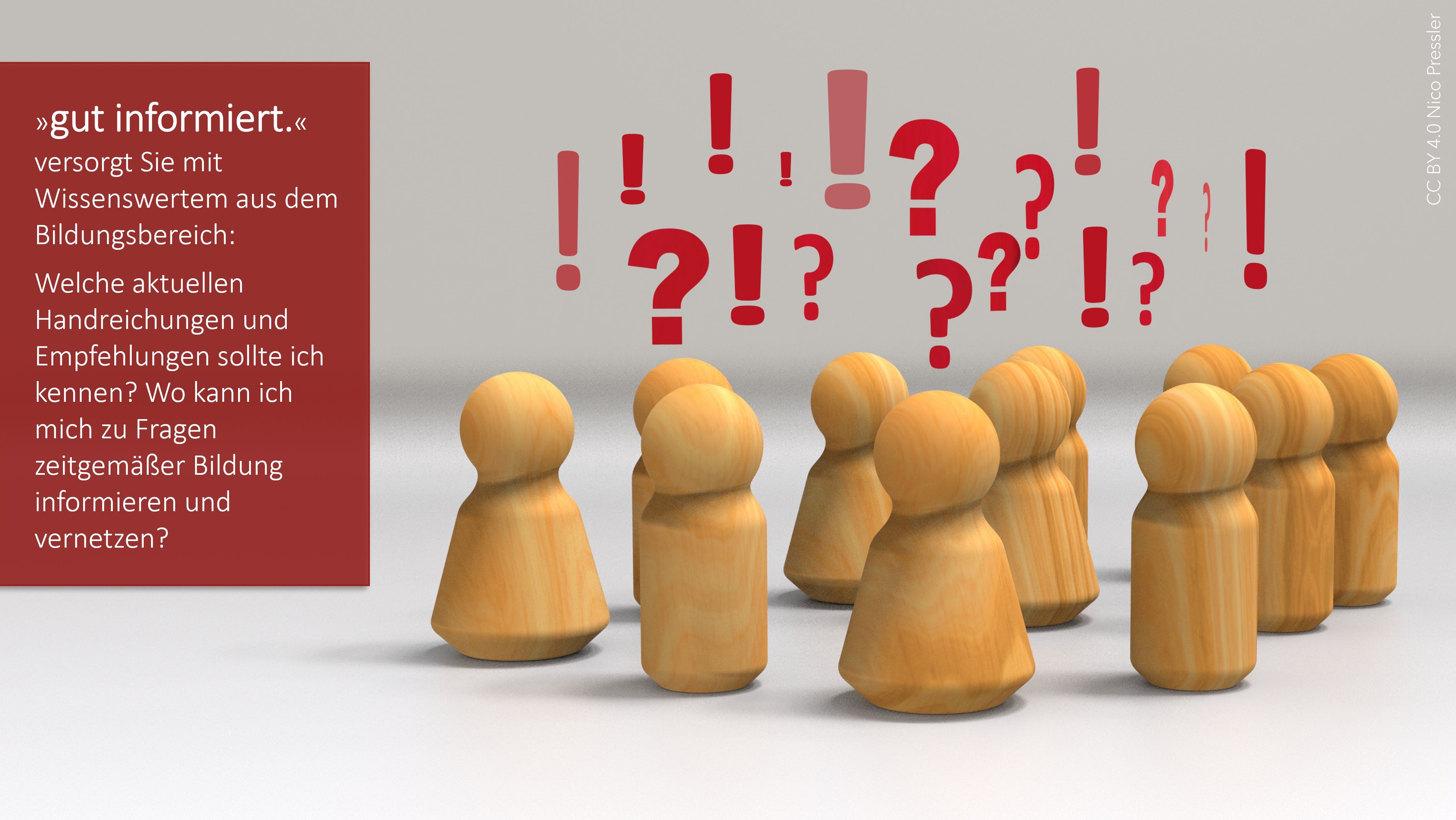 Der Kursbereich »gut informiert.« versorgt Sie mit Wissenswertem und Aktuellem aus dem Bildungsbereich.