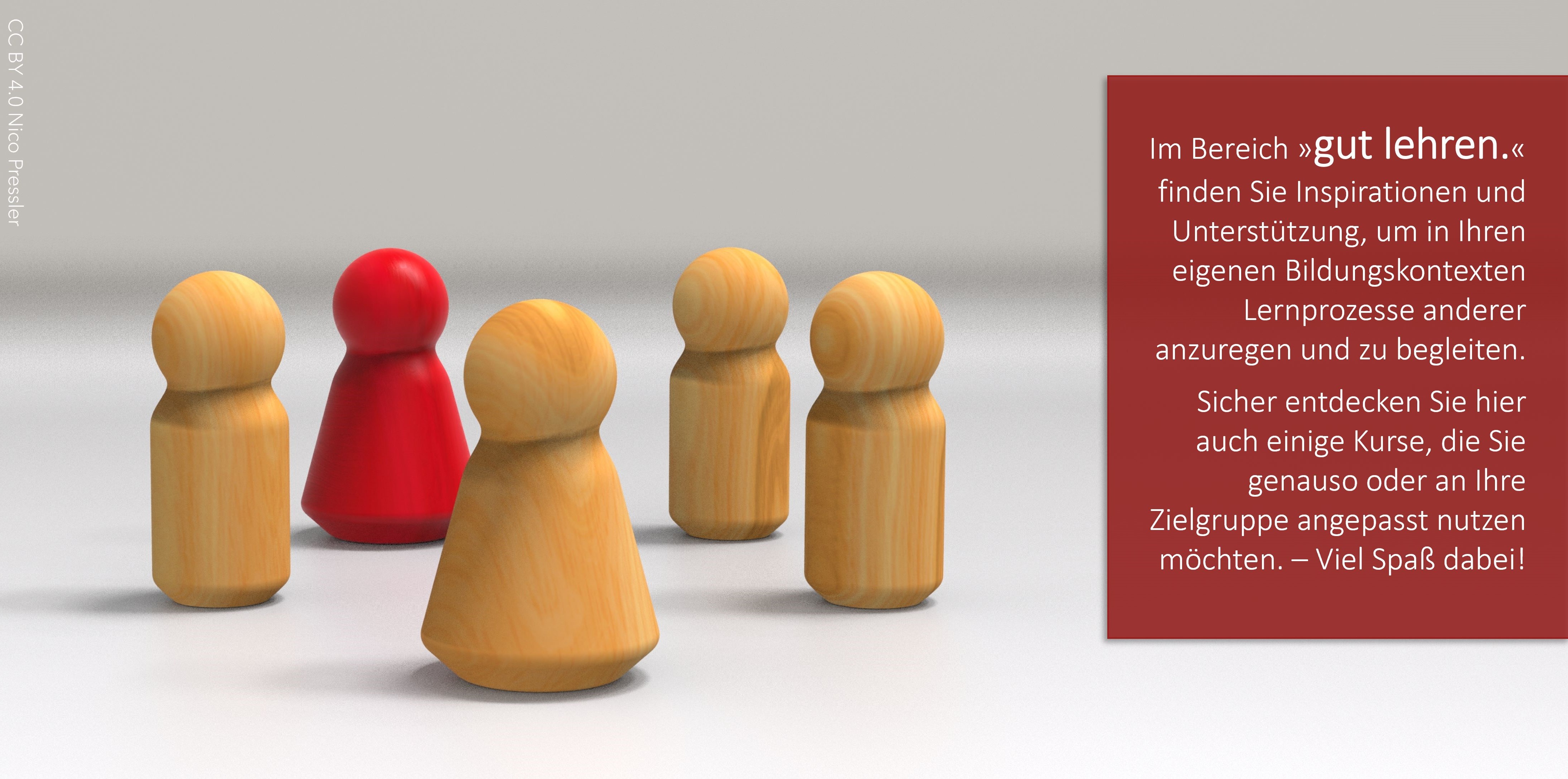 Im Bereich »gut lehren.« finden Sie Inspirationen und Unterstützung, um Lernprozesse anderer anzuregen und zu begleiten.